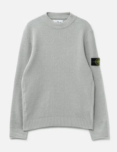 STONE ISLAND COTTON CHENILLE SWEATER