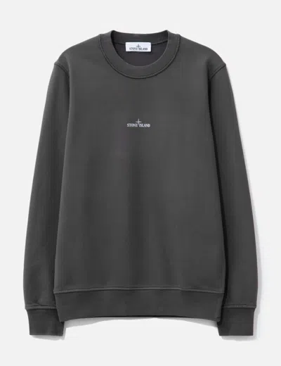 STONE ISLAND COTTON FLEECE SWEATER