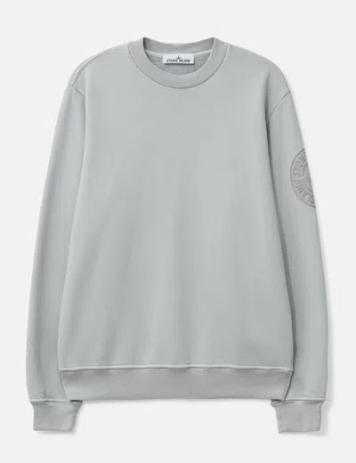 STONE ISLAND COTTON FLEECE SWEATSHIRT