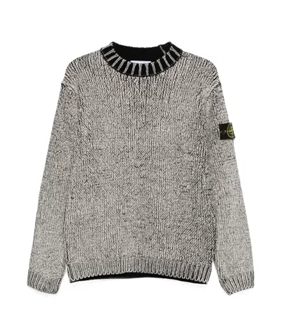 STONE ISLAND STONE ISLAND COMPASS BADGE CREWNECK JUMPER
