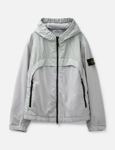 STONE ISLAND CRINKLE REPS R-NY HOODED JACKET