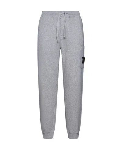 STONE ISLAND STONE ISLAND LOGO PATCH DRAWSTRING TRACK TROUSERS