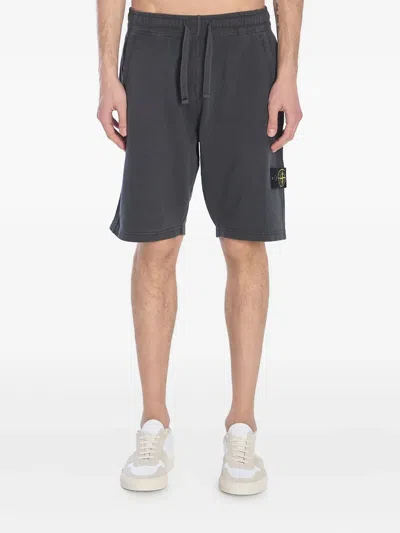 STONE ISLAND FLEECE BERMUDA SHORTS