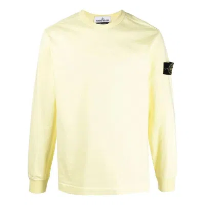 STONE ISLAND STONE ISLAND Heavy Jersey Crewneck Sweatshirt 'Yellow'