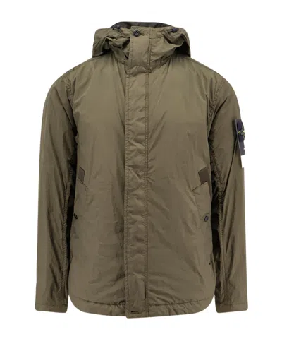 STONE ISLAND STONE ISLAND COMPASS PATCH HOODED JACKET