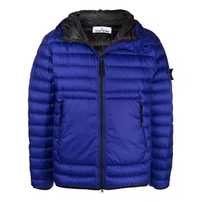 STONE ISLAND STONE ISLAND Hooded Down Jacket 'Blue'