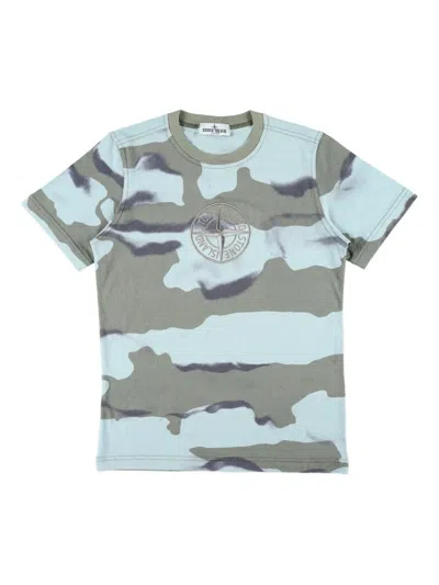 STONE ISLAND CAMOUFLAGE-PRINT T-SHIRT