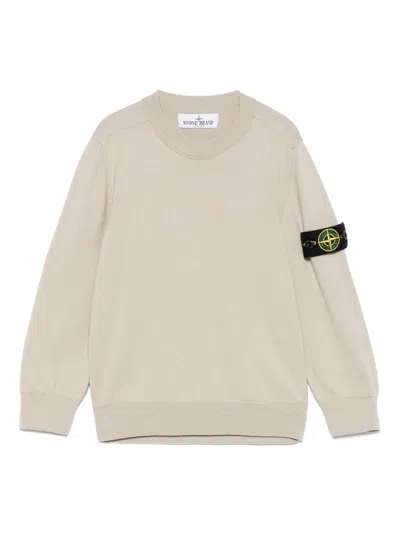STONE ISLAND COMPASS-BADGE SWEATER