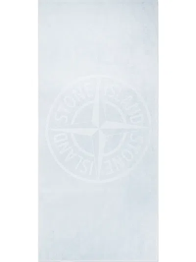 STONE ISLAND COMPASS-MOTIF TOWEL