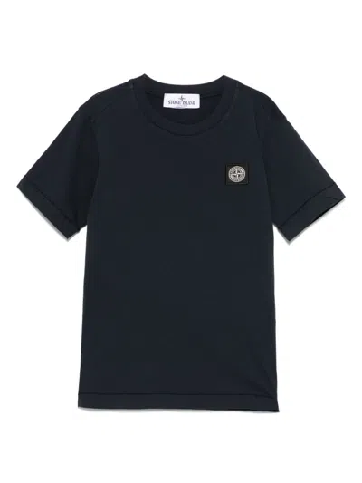 STONE ISLAND LOGO-PATCH T-SHIRT