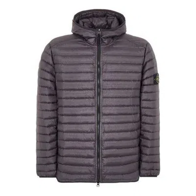 STONE ISLAND STONE ISLAND Logo Patch Lightweight Hooded Down Jacket 'Dark Grey'