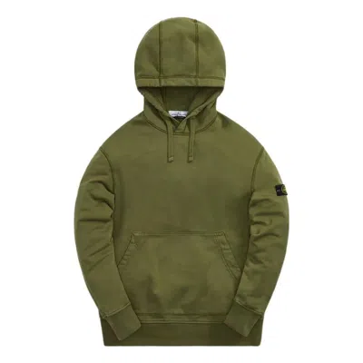 STONE ISLAND STONE ISLAND Logo Patch Pull Over Hoodie 'Olive Green'
