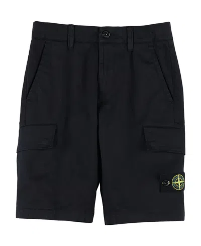 STONE ISLAND LOGO SHORTS