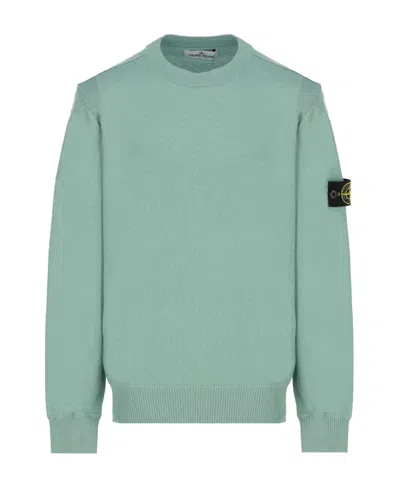 STONE ISLAND LOGO SWEATER