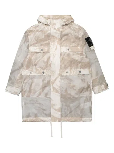 STONE ISLAND LONG PARKA COAT