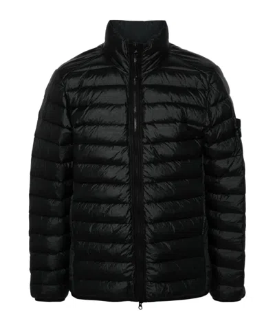 STONE ISLAND STONE ISLAND QUILTED ZIPPED JACKET