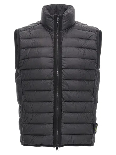STONE ISLAND LOOM WOVEN CHAMBERS NYLON DOWN-TC VEST