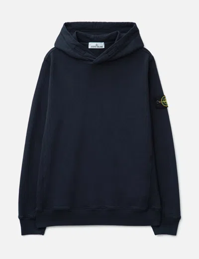 STONE ISLAND MALFILÉ COTTON FLEECE HOODIE