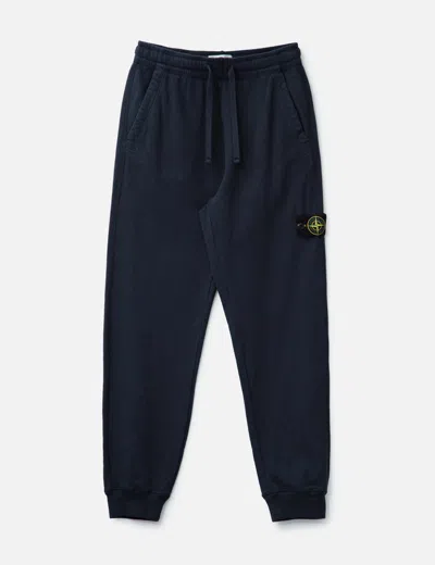 STONE ISLAND MALFILÉ COTTON SWEATPANTS