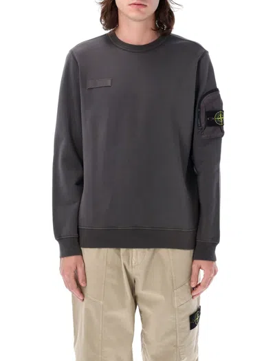 STONE ISLAND STONE ISLAND MILITARY POCKET SWEATSHIRT