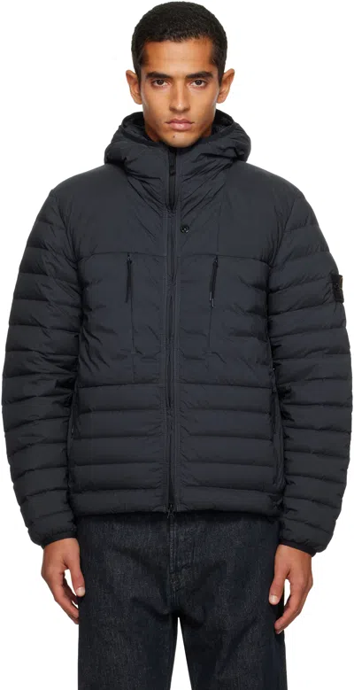 STONE ISLAND NAVY 4100020 SEAMLESS TUNNEL NYLON DOWN-TC JACKET
