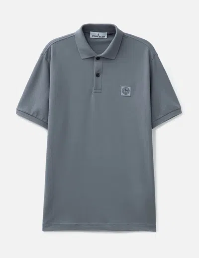 STONE ISLAND ORGANIC COTTON PIQUE POLO SHIRT