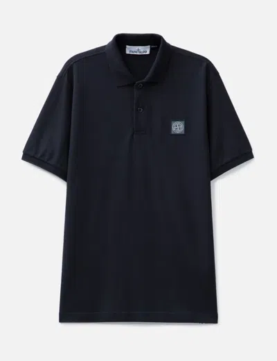 STONE ISLAND ORGANIC COTTON PIQUE POLO SHIRT