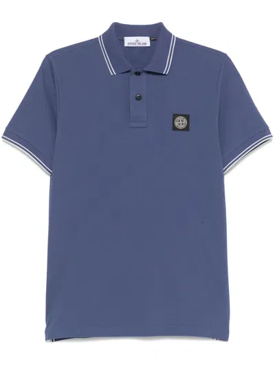 STONE ISLAND PIQUÉ POLO SHIRT