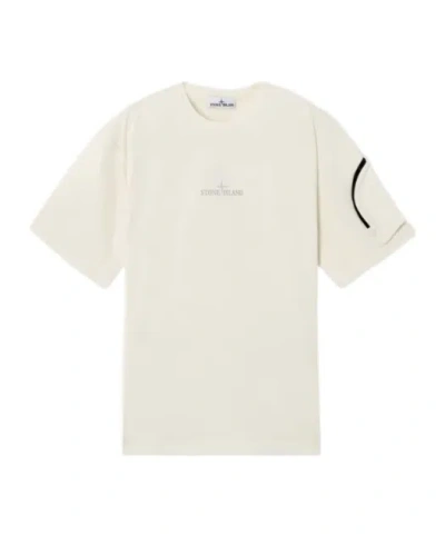 STONE ISLAND PLAIN JERSEY T-SHIRT