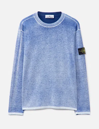 STONE ISLAND RAW HAND LIGHT COTTON SWEATER
