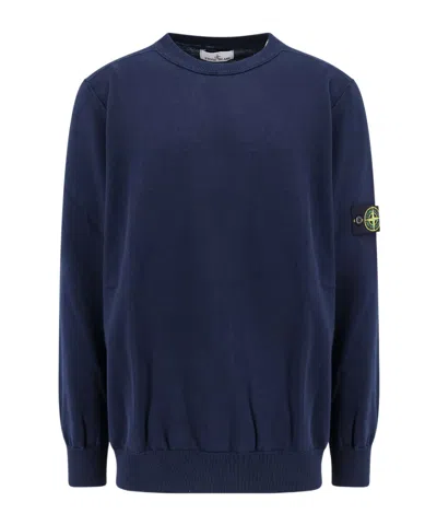 STONE ISLAND STONE ISLAND COMPASS PATCH CREWNECK JUMPER