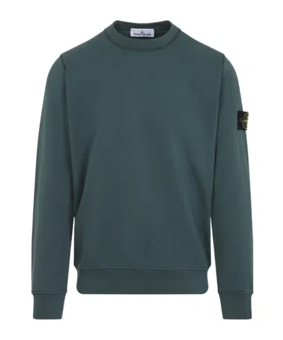 STONE ISLAND STONE ISLAND COMPASS PATCH CREWNECK SWEATSHIRT