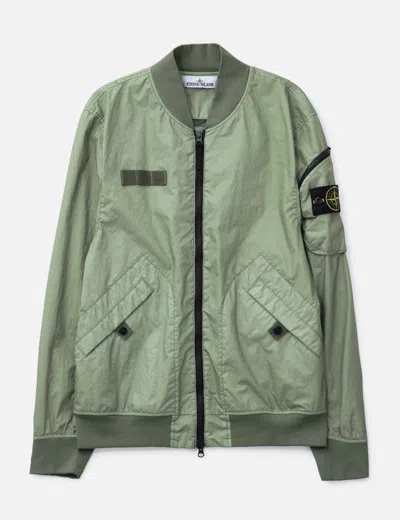 STONE ISLAND ROUND POCKET BOMBER JACKET