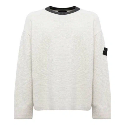 STONE ISLAND STONE ISLAND Shadow Project Contrast Collar Crew Knit 'Plaster'