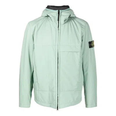 STONE ISLAND STONE ISLAND Soft-Shell Primaloft Hooded Jacket 'Sage'