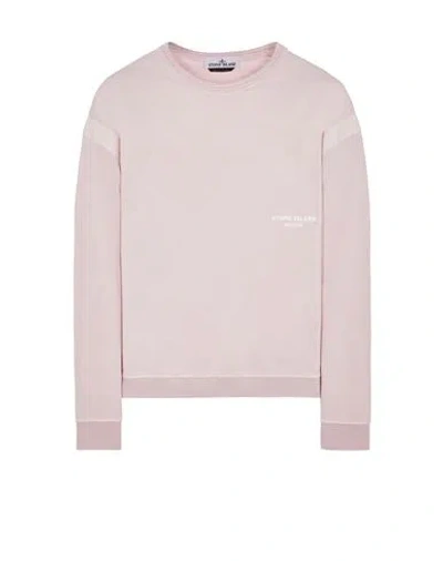 STONE ISLAND STONE ISLAND SWEATSHIRT ROSE COTON