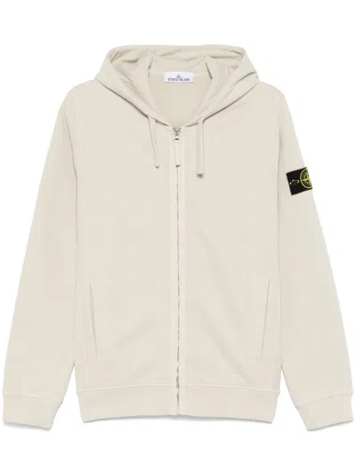 STONE ISLAND SWEATSHIRT WITH COMPASS APPLICATION