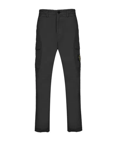 STONE ISLAND STONE ISLAND LOGO PATCH CARGO PANTS