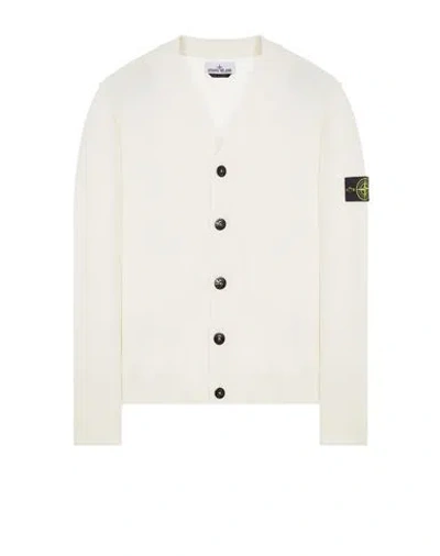 STONE ISLAND STONE ISLAND TRICOT BLANC COTON