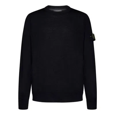 STONE ISLAND STONE ISLAND Wool Crewneck Sweater 'Black'
