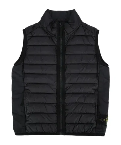 STONE ISLAND ZIPPERED STAND COLLAR VEST