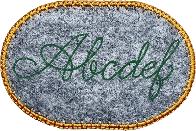 STONEY CLOVER LANE CUSTOMIZABLE OVAL PATCH