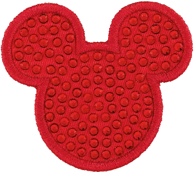 STONEY CLOVER LANE RED SPARKLE MICKEY PATCH