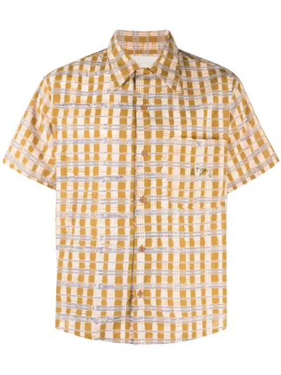 STORY MFG. SHORE CHECKED COTTON SHIRT