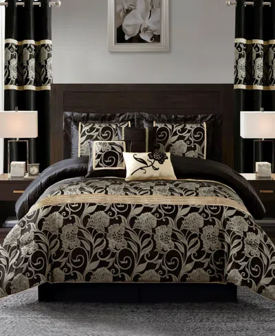 STRATFORD PARK MOLLYBEE FLORAL 9-PC. COMFORTER SET, KING