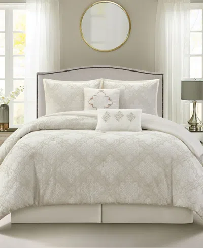 STRATFORD PARK PRISSA MEDALLION 6-PC. COMFORTER SET, KING