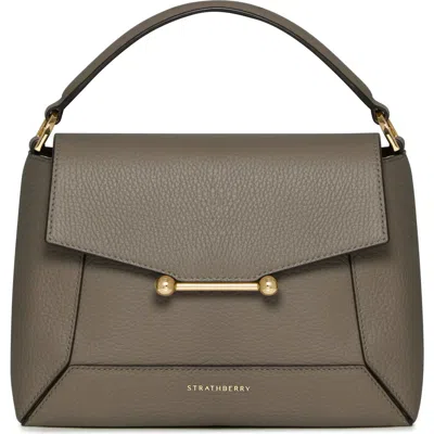 STRATHBERRY STRATHBERRY MOSAIC LEATHER TOP HANDLE BAG