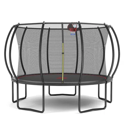 STREAMDALE FURNITURE STREAMDALE 12FT TRAMPOLINE PUMPKIN- BLACK RED