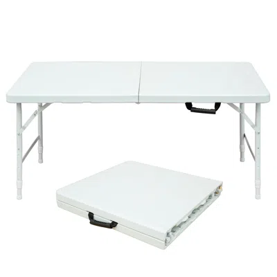 STREAMDALE FURNITURE STREAMDALE 4FT PORTABLE FOLDING TABLE INDOOR & OUTDOOR MAXIMUM WEIGHT 135KG