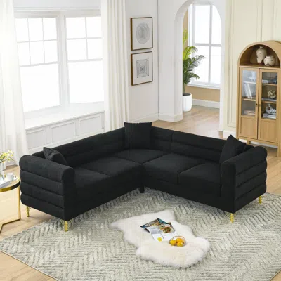 STREAMDALE FURNITURE STREAMDALE 81.5" OVERSIZED L-SHAPED SECTIONAL SOFA COVER - 5-SEATER